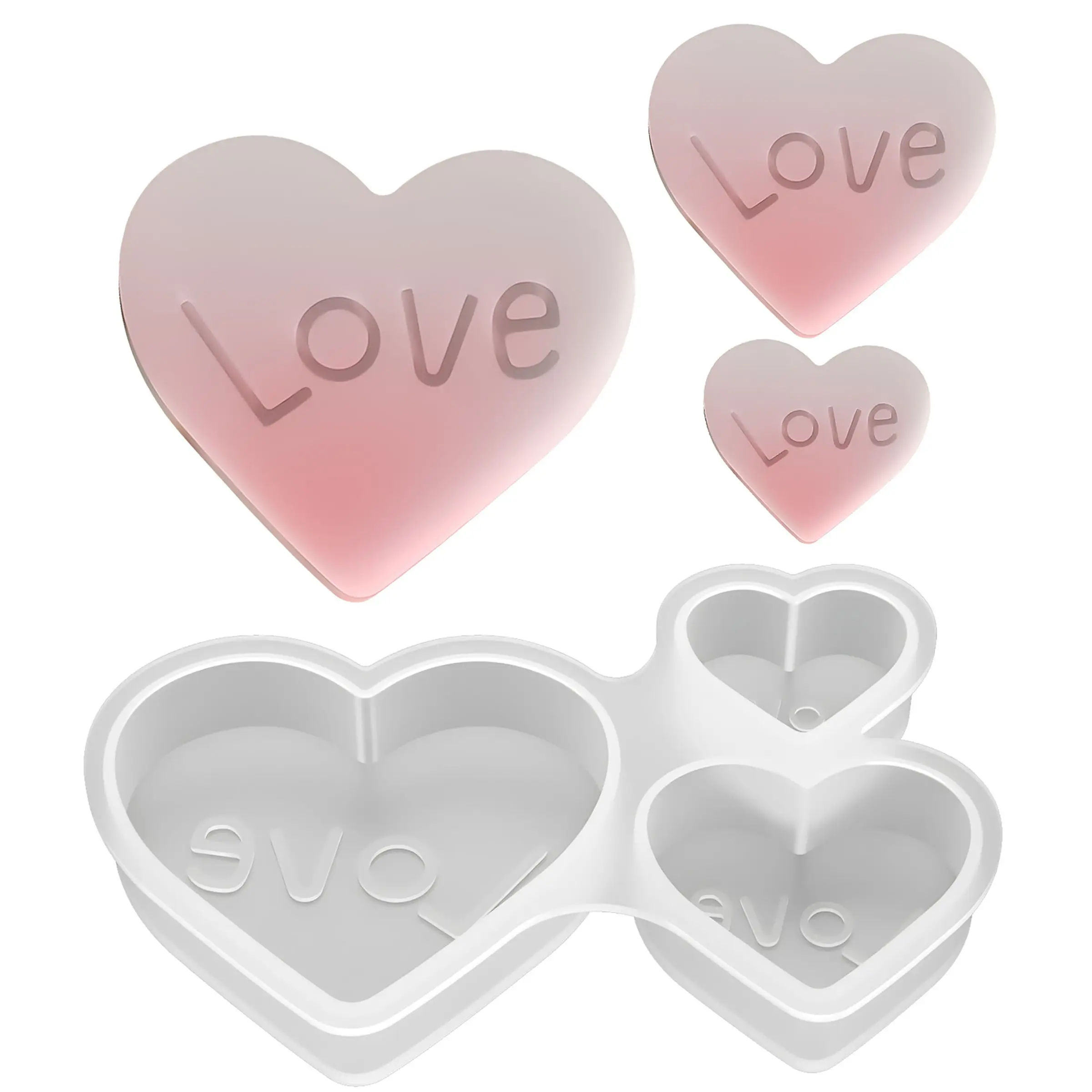 DIY The Perfect "Love" Gift For Your Someone Special! 💖 Single Mold, 3 Sizes! 🎁 #valentinesdaygift #handmade #diycrafts #cutegift #lovemold