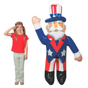 64" Jumbo Inflatable Uncle Sam - Giant 5+ Foot Patriotic Outdoor Decoration for 4th of July, Memorial Day & USA Themed Events | Durable Vinyl Construction with Easy Setupfidget toys