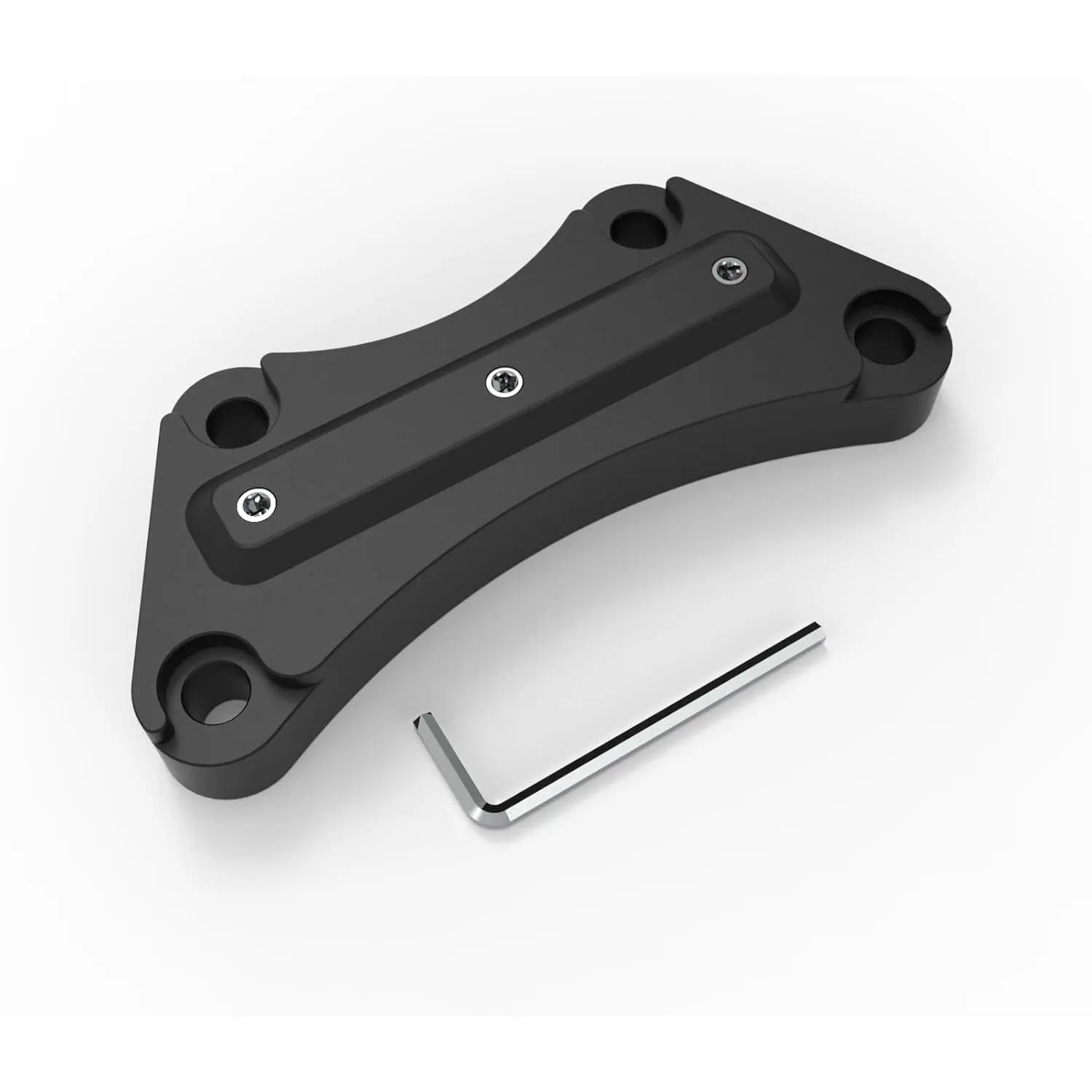 1 Inch Ape Hanger Handlebar Anti-Slip Riser Clamp for 1997 & Up Harley Touring Models, Electra Glide, Street Glide, Road Glide, Road , Ultra Limited