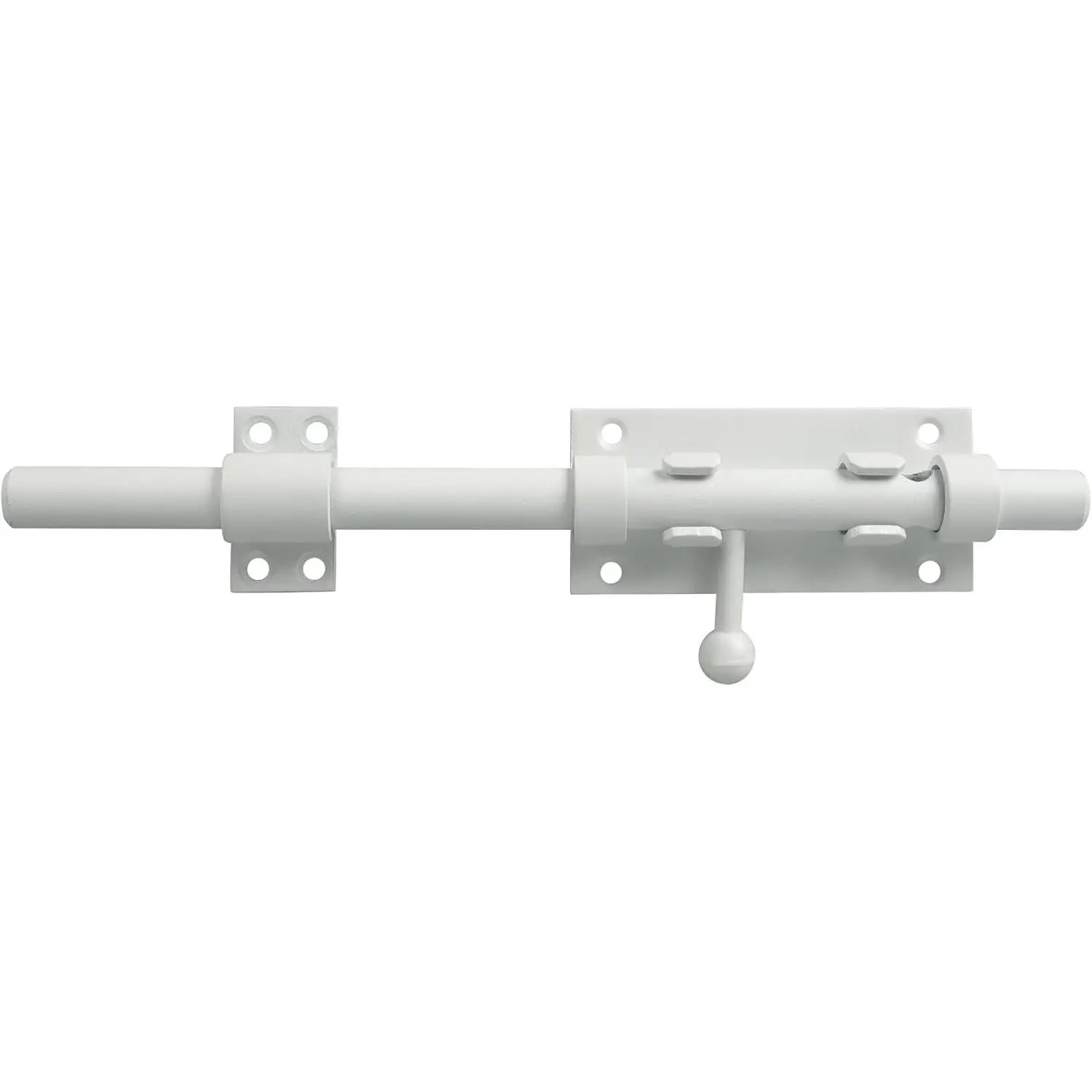 Slide Lock SUS304 Stainless Gate Latch, Slide Bolt Latch,Thickened Door Latch Lock,8 Inch White Barrel Bolt Latch, Security Slide Latch Lock