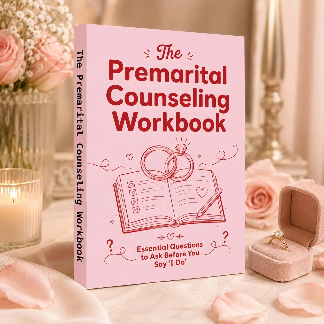 Premarital Counseling Workbook for Engaged Couples, Marriage Prep Questions Before You Say I Do