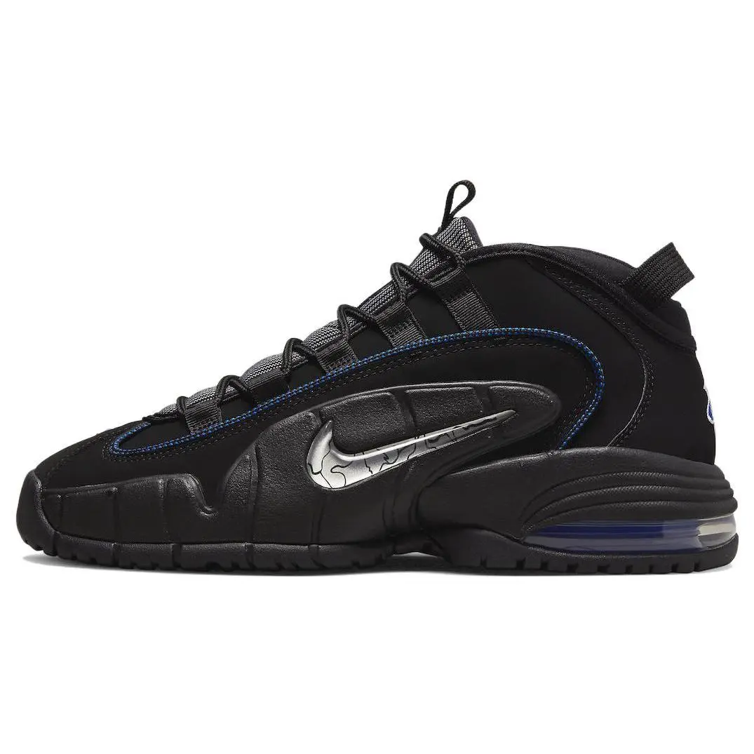 Nike Air Max Penny 1 All-Star Mid-Top Retro Basketball Shoes for Men in Black Verifiable, with credentials and supporting global authentication