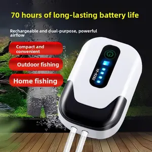 Rechargeable oxygen pump Oxygen pump Outdoor fishing equipment Small oxygen pump Lithium battery Fish tank USB portable