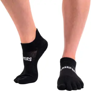Anti-Blister Merino Wool Toe Socks – No Show Ankle | Running & Hiking, UnisexGift.