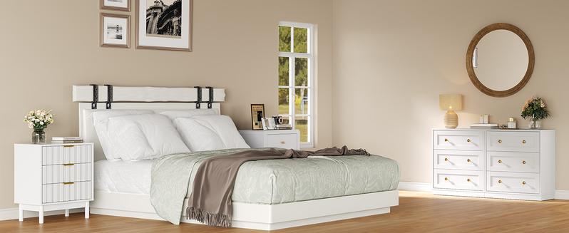 Royal Craft 3 Drawer Dresser, Modern Chest of Drawers with Fluted Panel Design, Wooden Storage Nightstand Side Table with Chic Edge Pull, Perfect for Bedroom, Living Room, Entryway Royal Craft 3 Drawer Dresser, Modern Chest of Drawers with Fluted Panel Design, Wooden Storage Nightstand Side Table with Chic Edge Pull, Perfect for Bedroom, Living Room, Entryway