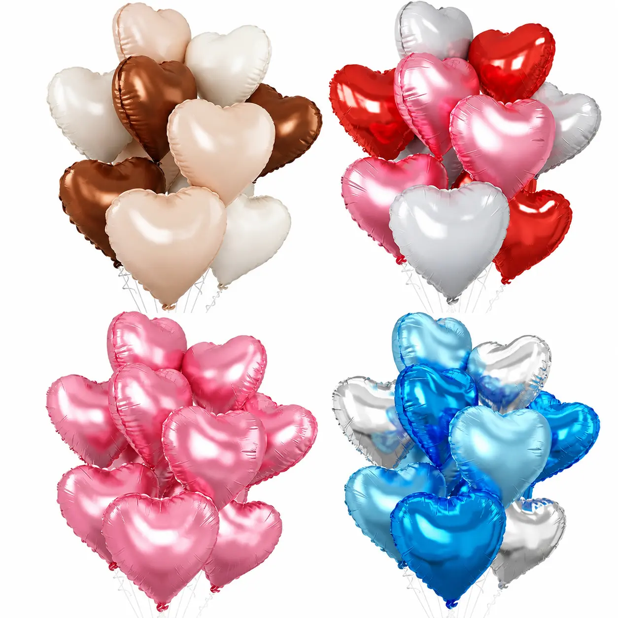 18-Inch Premium Latex Love Balloon Set – 12-Piece Romantic Birthday or Wedding Decoration Kit for Indoor/Outdoor Celebrations, Includes Helium-Fillable Heart-Shaped Balloons with Matching Ribbons and Easy Assembly Instructions