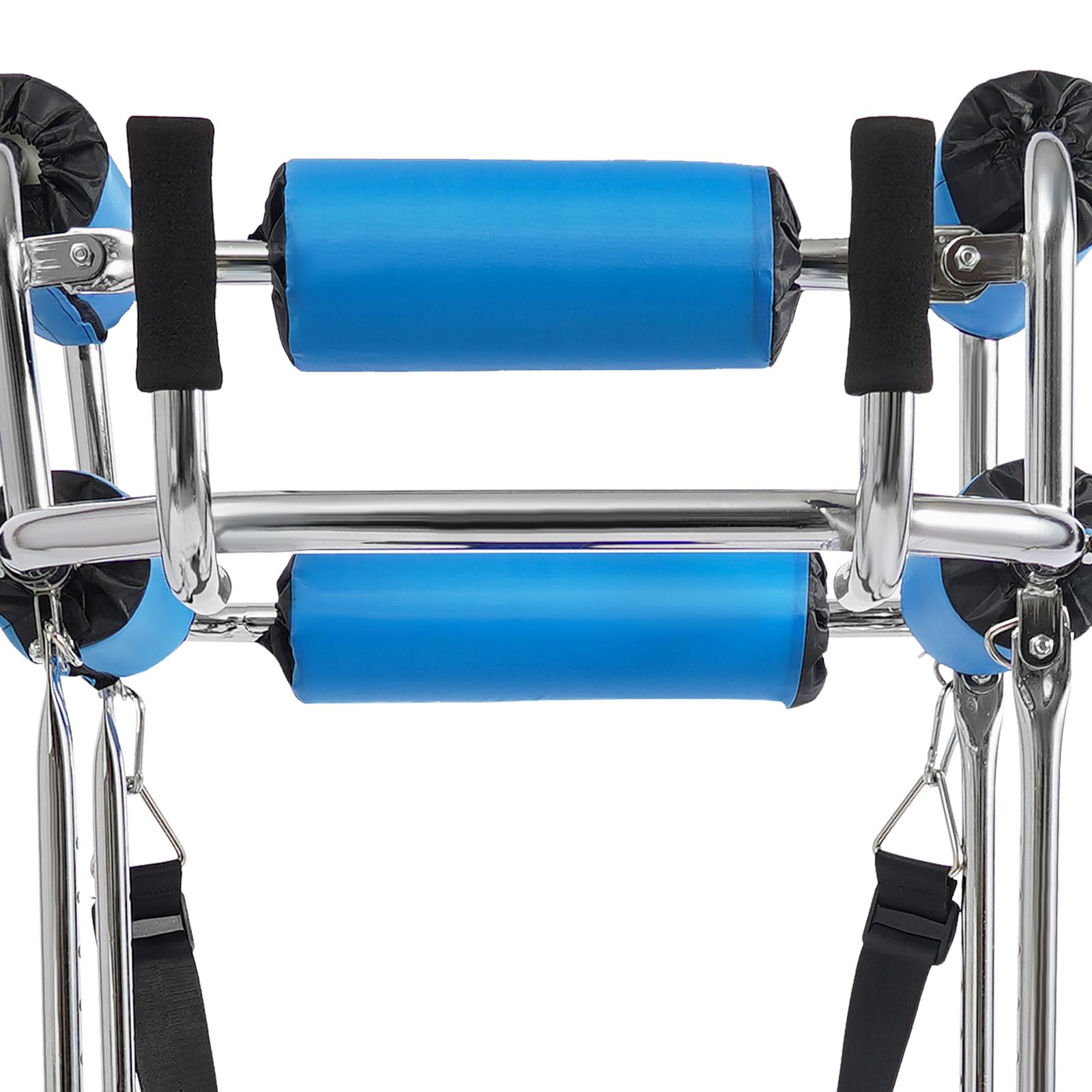 Portable walking aid, adult walking frame suitable for elderly standing frames, standing walking frame with IV pole, suitable for elderly individuals and rehabilitation patients Height Adjustable Walker Healthcare Equipment Portable walking aid, adult walking frame suitable for elderly standing frames, standing walking frame with IV pole, suitable for elderly individuals and rehabilitation patients Height Adjustable Walker Healthcare Equipment