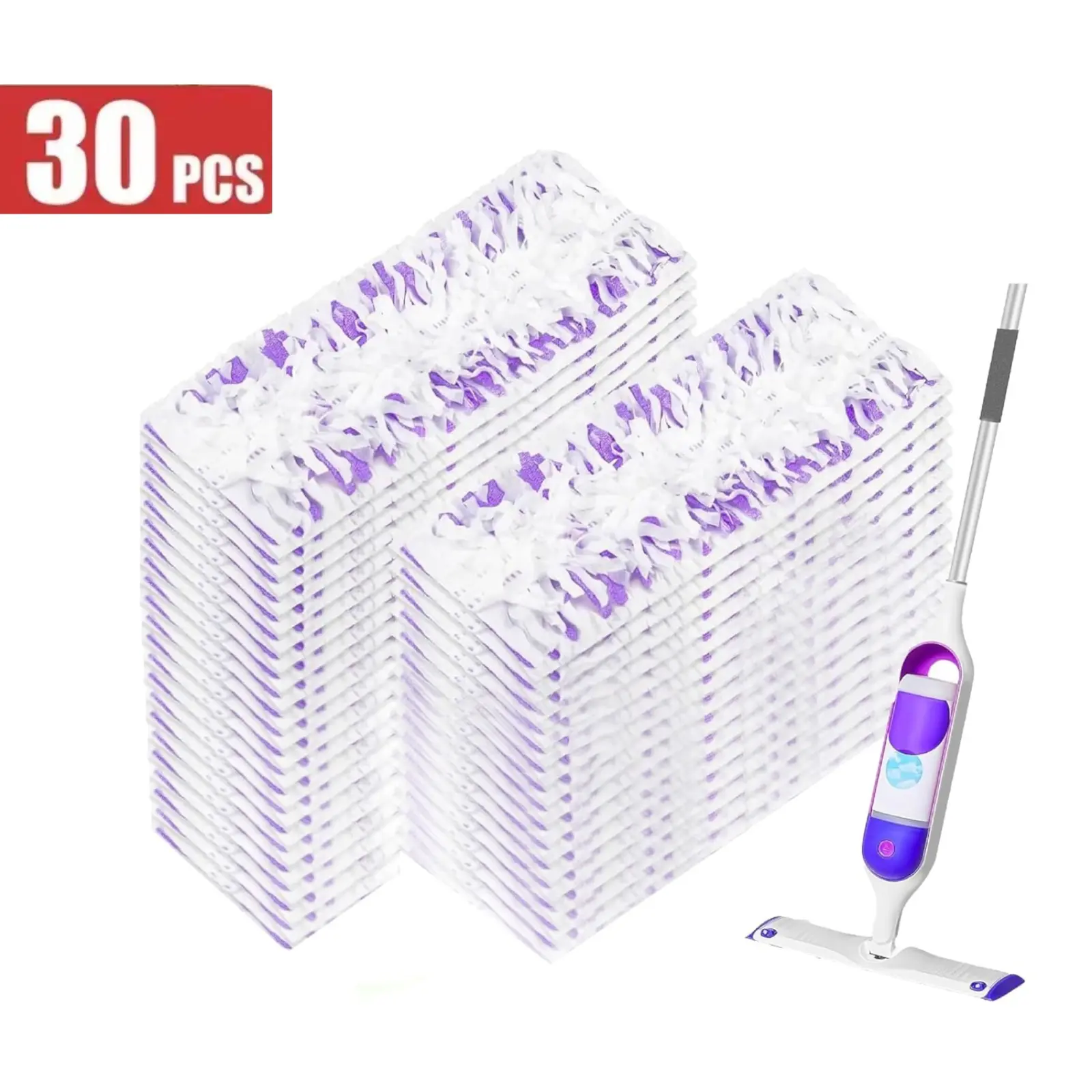 Household Flat Mop Disposable Replacement Mop Cloths, Efficient Dust Removal Refill Wipes For Daily Indoor Floor Cleaning
