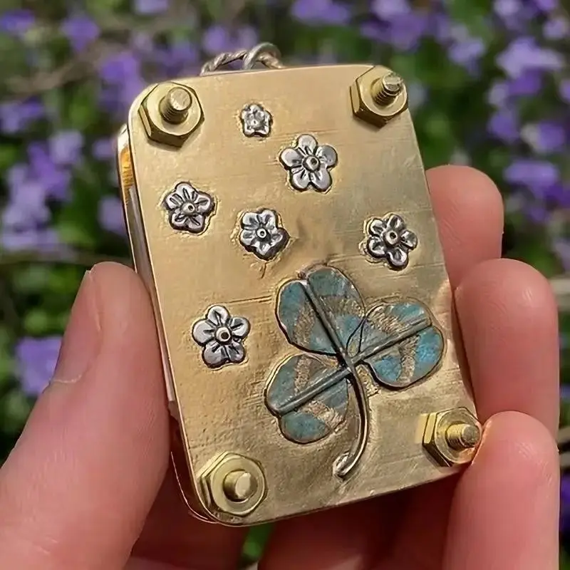 Mini Floral Pressing Tool, Handmade Mini Flower Press Box, Ideal for Specimen Making, Bookmark Crafting, Scrapbooking, Mother's Day Gift, Compact, Blooms