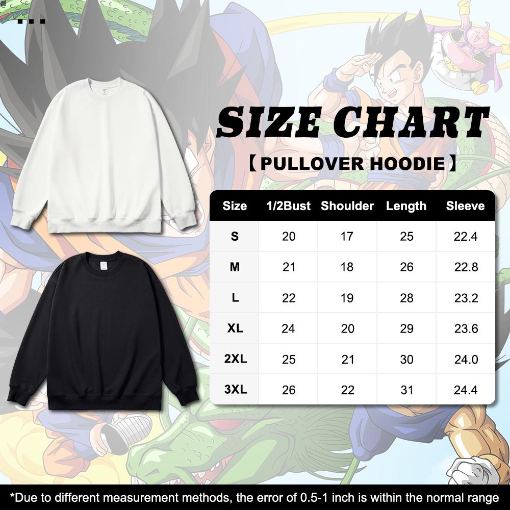 Dragon Ball DBZ Unisex Retro Crewneck Sweatshirt - 80s 90s Anime Funny Graphic Hoodies