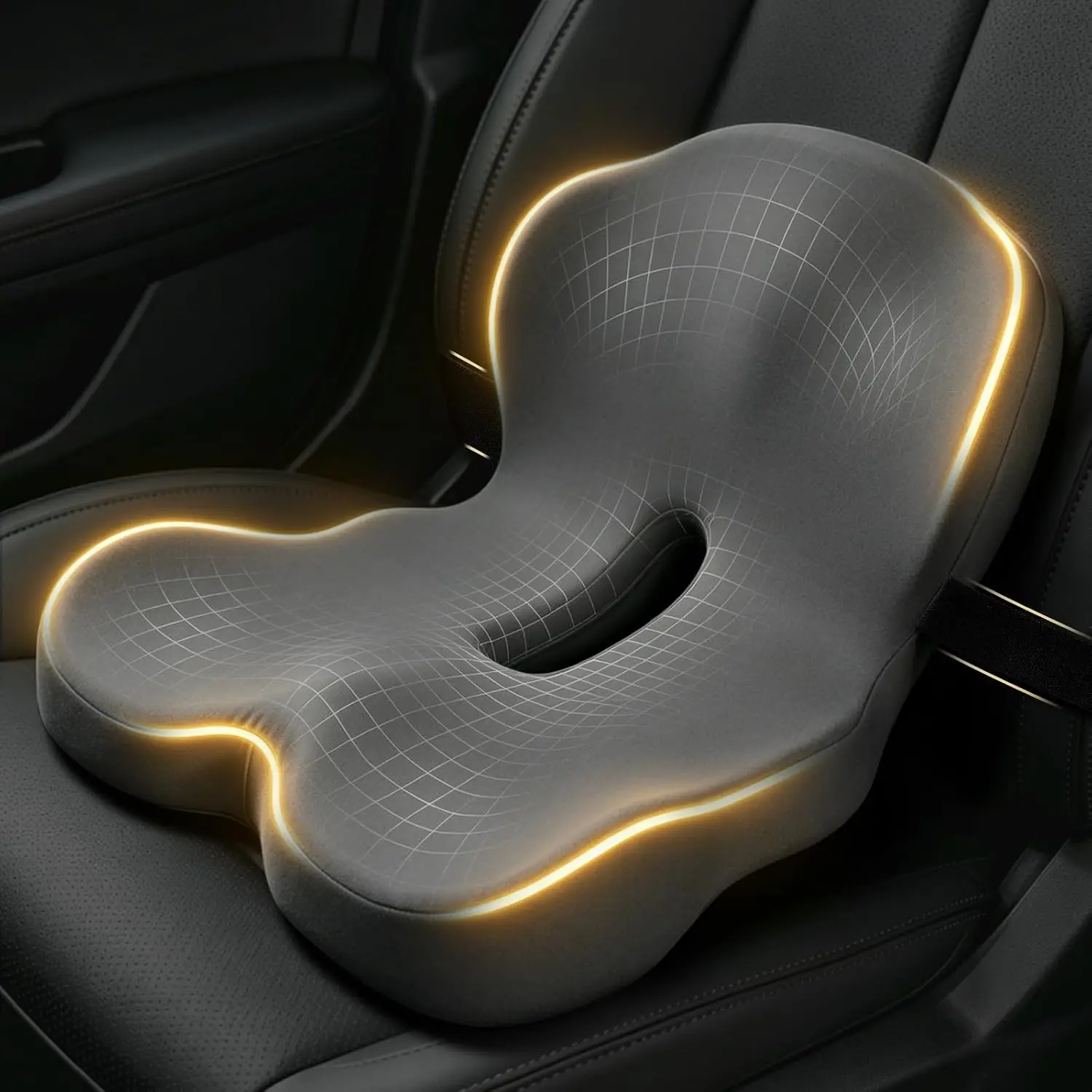 Ergonomic L-Seat Cushion & Lumbar