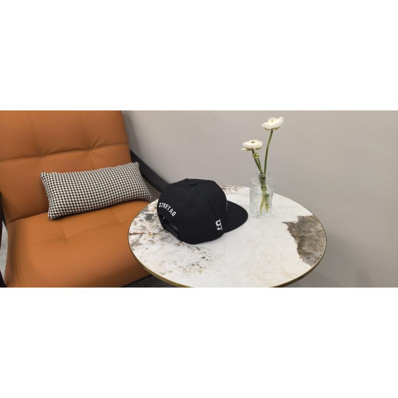 Cross-border new trendy street hip-hop hat with letter print, flat brim, unisex, adjustable - HELLO model