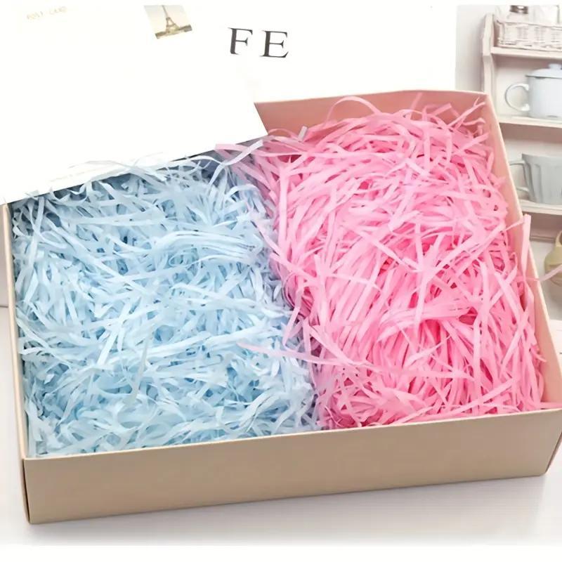 Crinkle Cut Filling Paper, 100g/3.53oz Colorful Creative Gift Wrapping Packaging Shredded Paper, Recyclable Craft Shredded Paper for Birthday, Wedding Gifts, Gift Wrapping Supplies