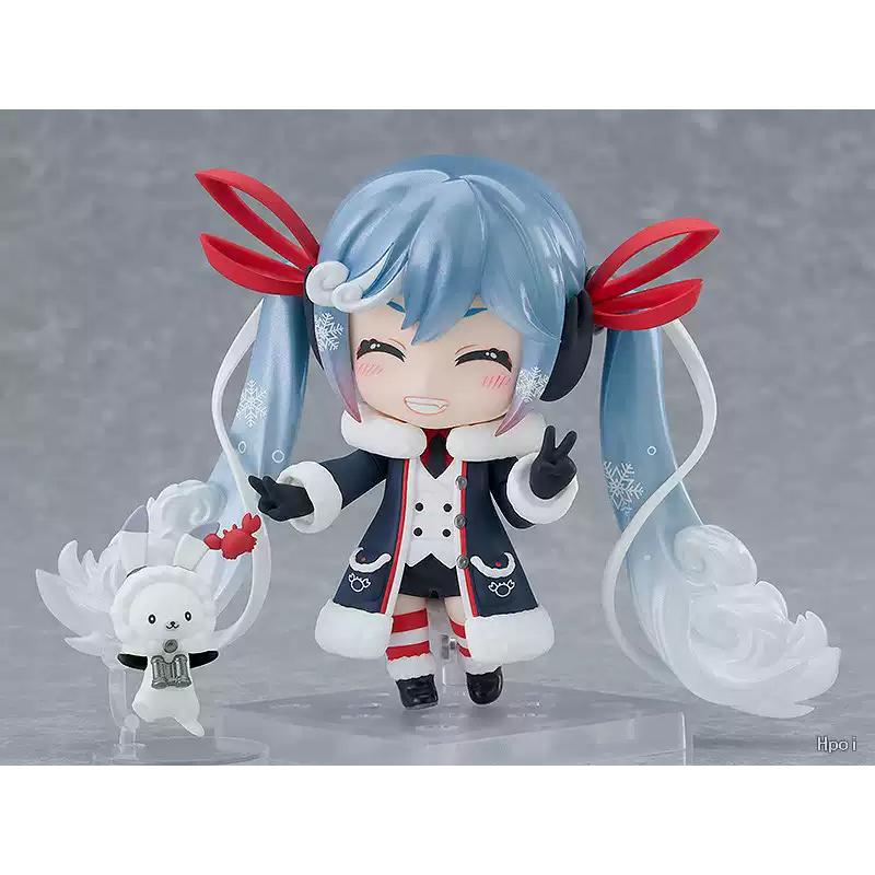 Hatsune Miku Animation Game Peripheral Toys Sakura Snow Miku Anime Action Movable Model Figures Collection NTR