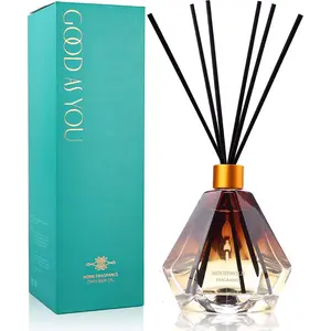 Reed Diffuser Set Cashmere Vanilla Scent for Bathroom Accessories Shelf Decor & Air Fresheners, Sticks Defusers with 3.4 fl oz Essential Oils |   & Essentials