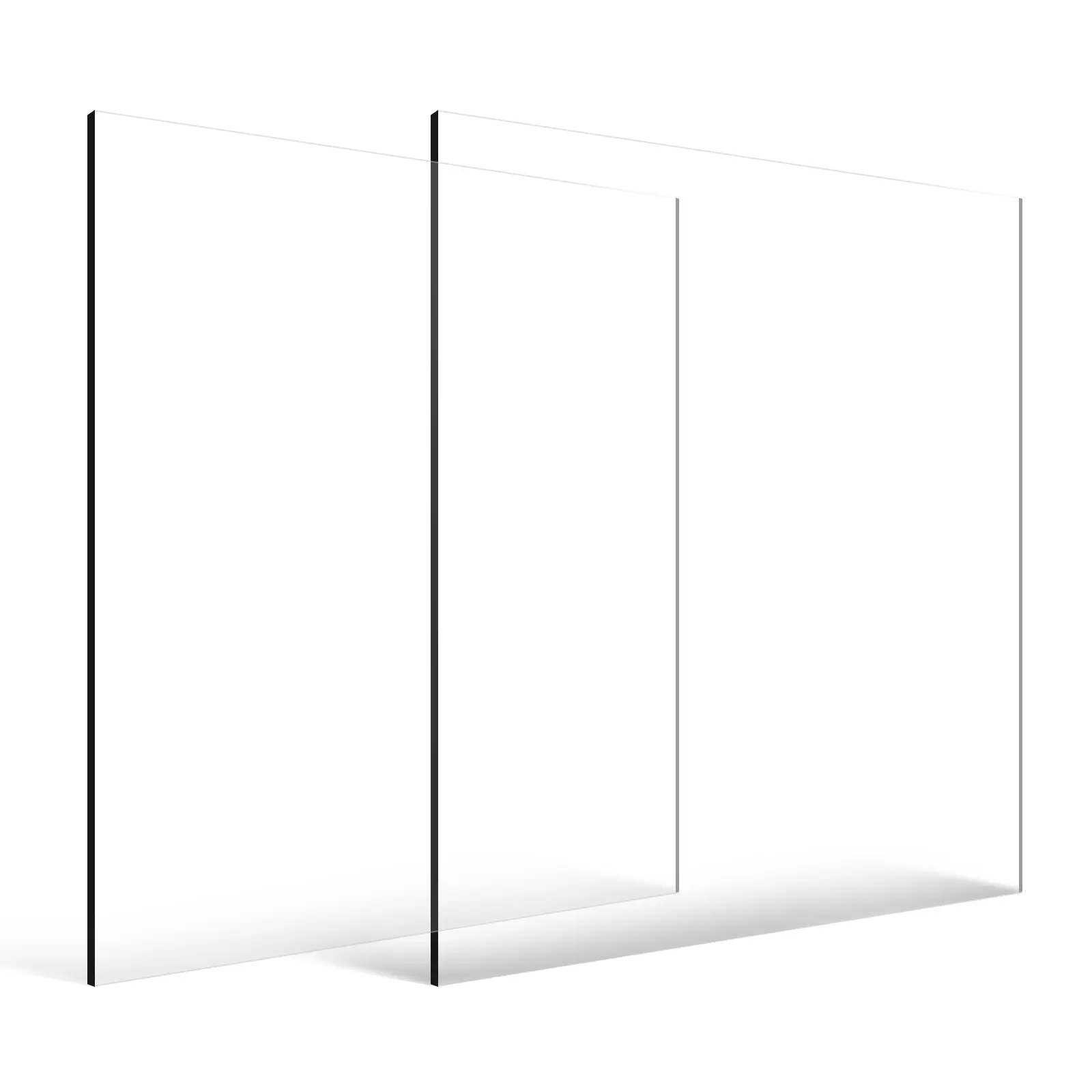 Plexiglass Acrylic Sheet, Plastic Sheets, PPMA Construction, Replacement Picture Frame Glass, DIY Display, 2-Piece Acrylic Sheets