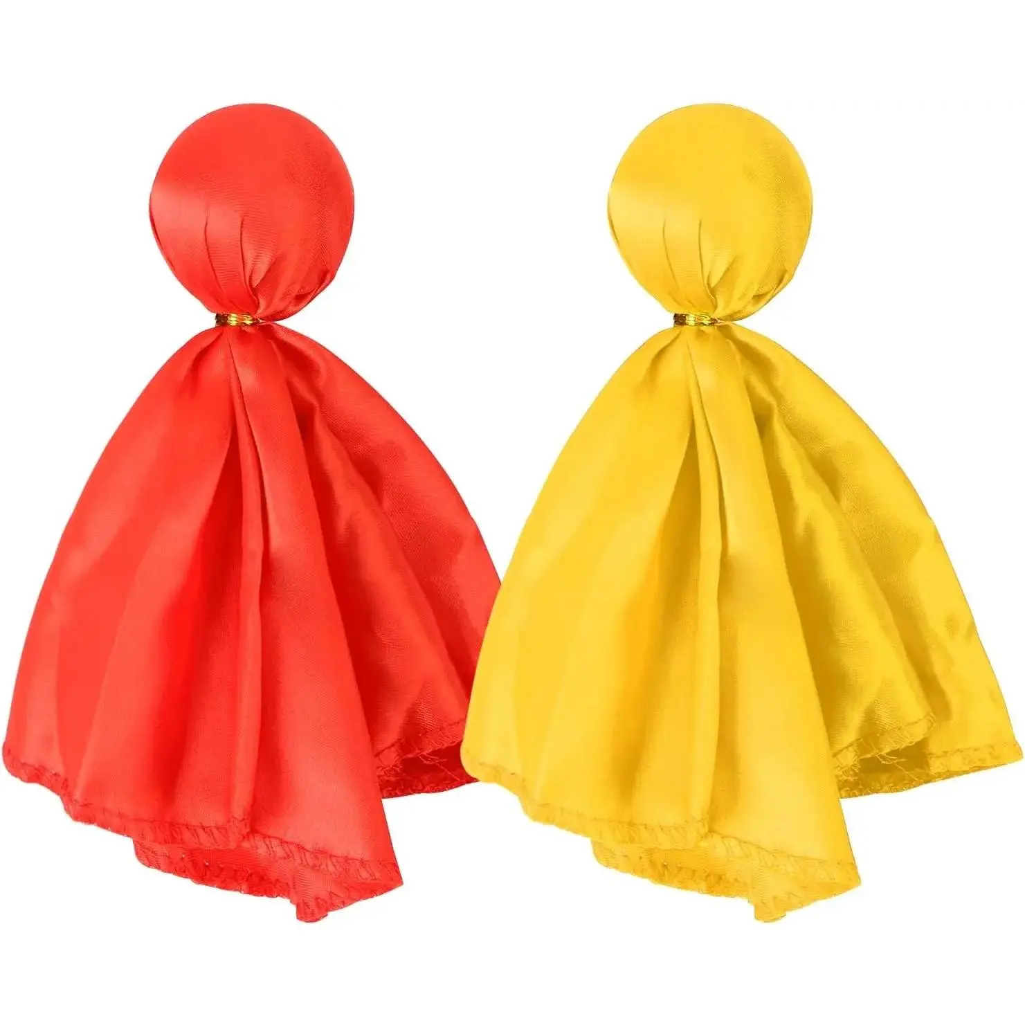 2 Pcs Penalty Flags - Football Challenge & Referee Flags (1 Red, 1 Yellow)