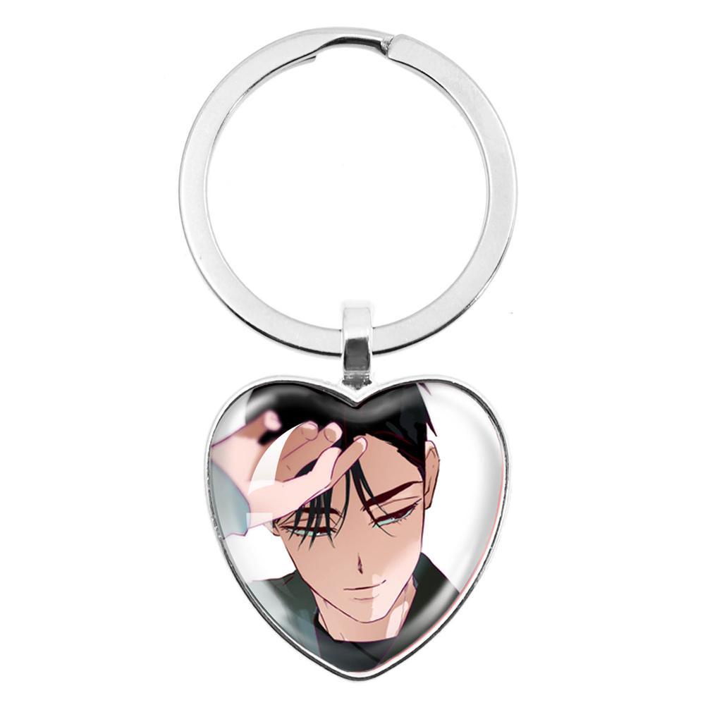 ALIEN STAGE Mizi Sua Till Ivan Hyuna Luka Glass Pendant Keychain Jewelry Accessories Souvenir Key Ring Fans Gift Necklace