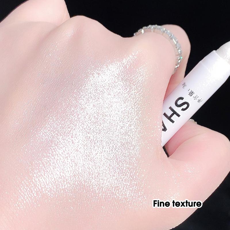 Long Lasting Shimmering Highlighter Pen, Glitter Eye Brightener Stick, Natural Eye Shadow Highlighting Pen, Eyeliner for Makeup, High-gloss Eyeshadow Pen, Glow Seeker Highlighter Pen