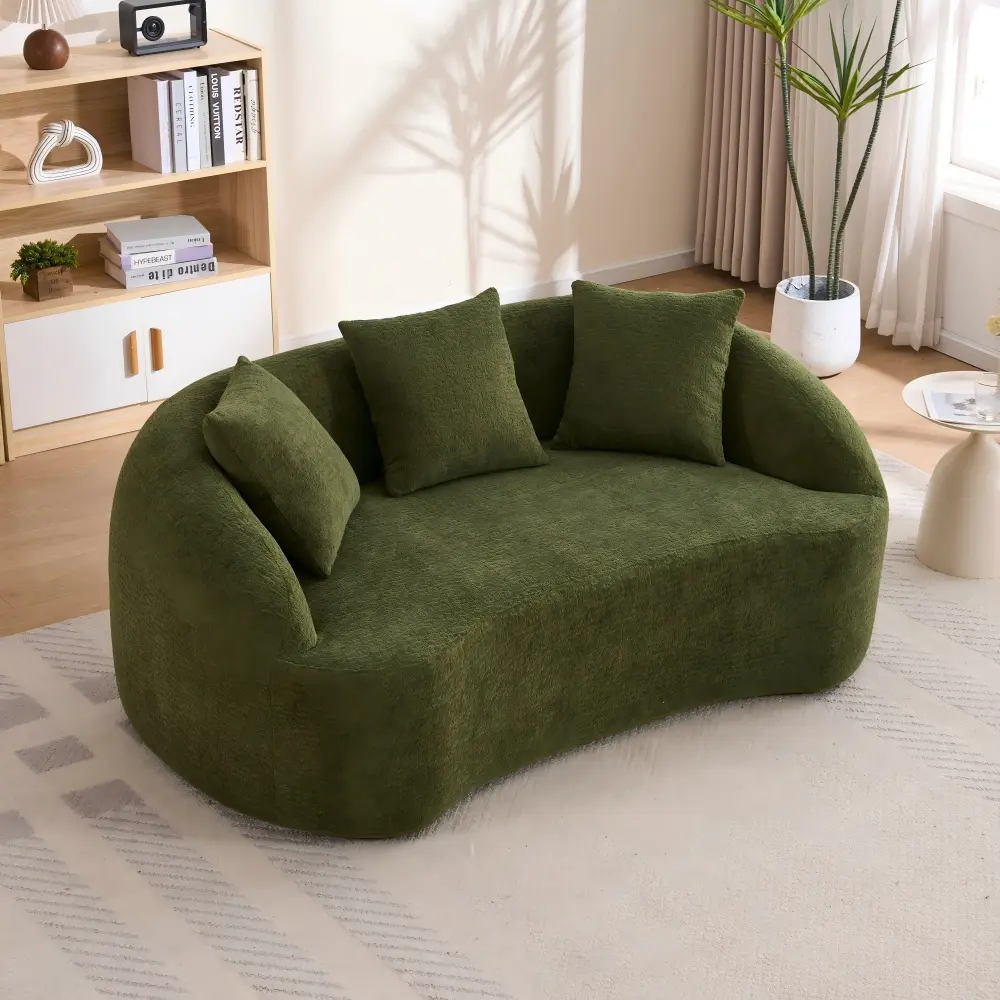 Upgraded + Green + Chenille + Foam