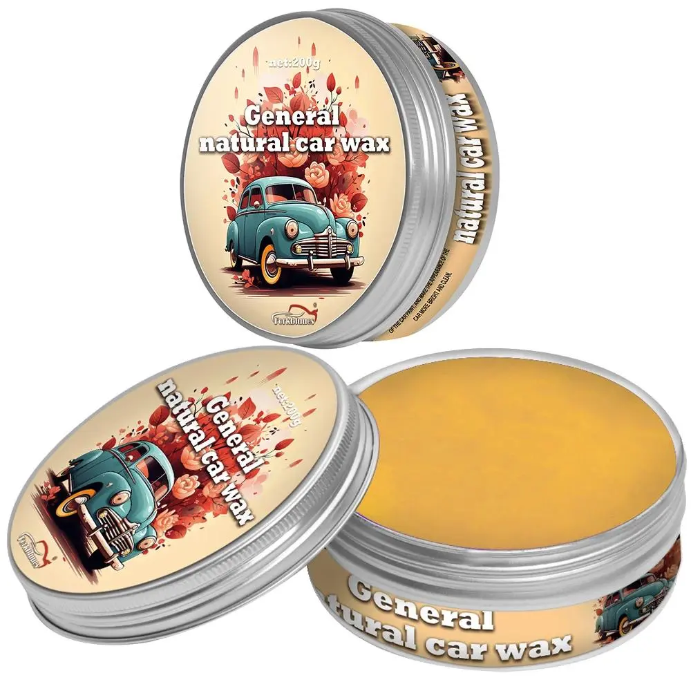 Carnauba Paste Car Wax Auto Paint Care Wax Brazilian Polishing Wax Paste High Gloss Shine Super Hydrophobic Coating Glazing