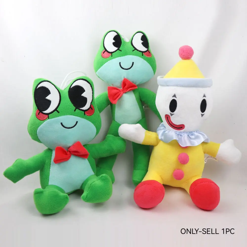 Cartoon Big Eyes Frog Clown Plush Toy, Cute Soft Doll Decor, Desktop Ornament, Holiday Gift, Ideal for Collectors and Enthusiasts
