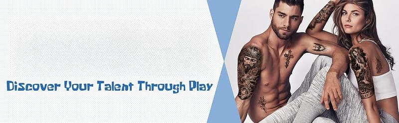 77 Sheets Christian Cross Temporary Tattoo for Women Men, 17 Sheets Half Arm Large Religious Jesus God Fake Tattoos, 60 Sheets Angels Black Christ Tiny for Adult Kids Body Tattoos Stickers Realistic