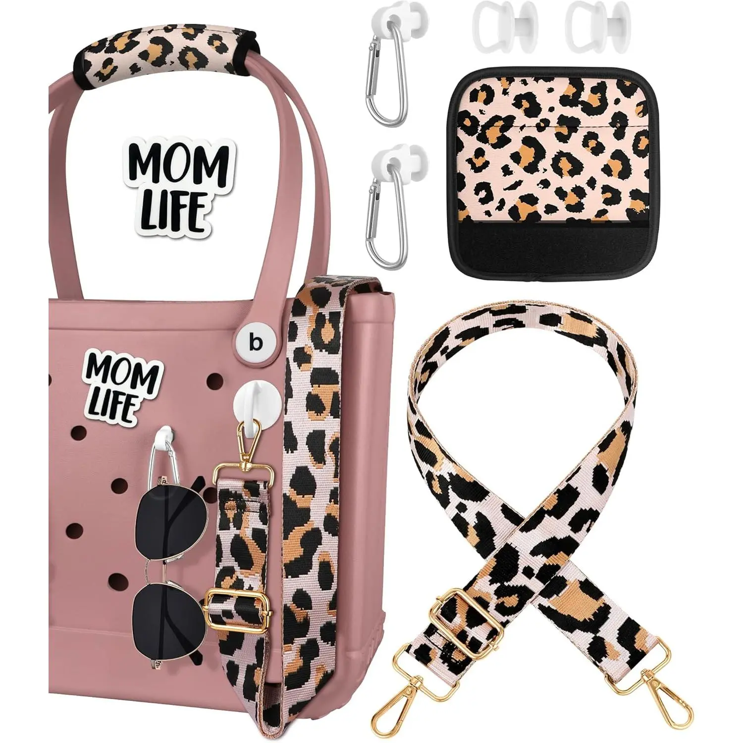 Bag Strap Crossbody Mom Life Charms for Bogg Bag Accessories