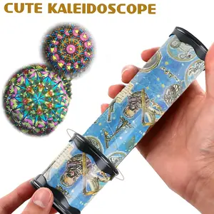 Magic Rotating Kaleidoscope Toy, Interactive Colorful Pattern Exploration, Stress Relief Toy, Beautiful Birthday Gift for Family and Friends