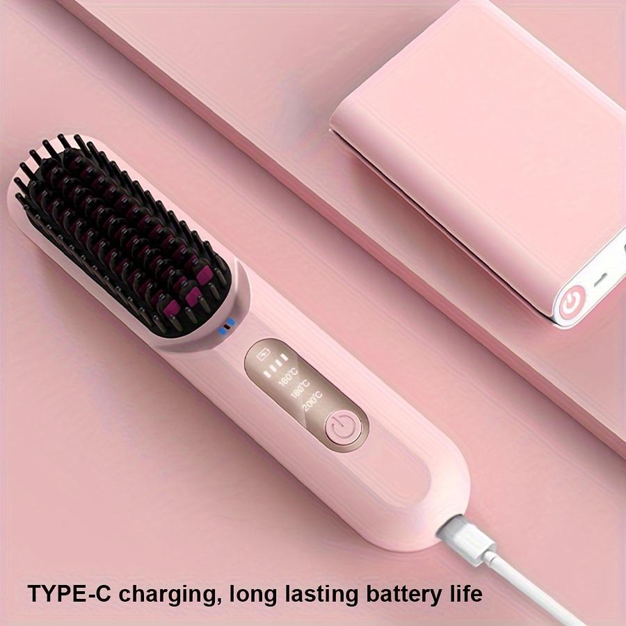 Portable Hair Straightening Comb, Multi-purpose Straightening Comb for Travel, Mini Hot Comb, Hair Styling Tool for Women and Men