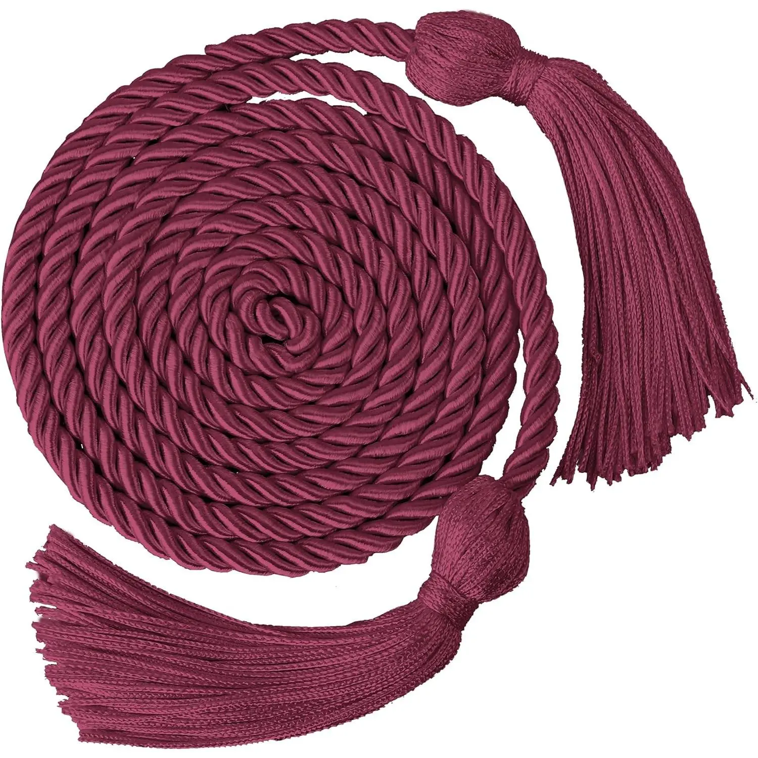 Graduation Cords, Grad Cords, Cords for Graduation 2026, 68" Graduation Cord, Honor Cords, Graduation Cords Pack, Honors Cords for Graduation, Graduation Honor Cords for Students,Maroon Jujube