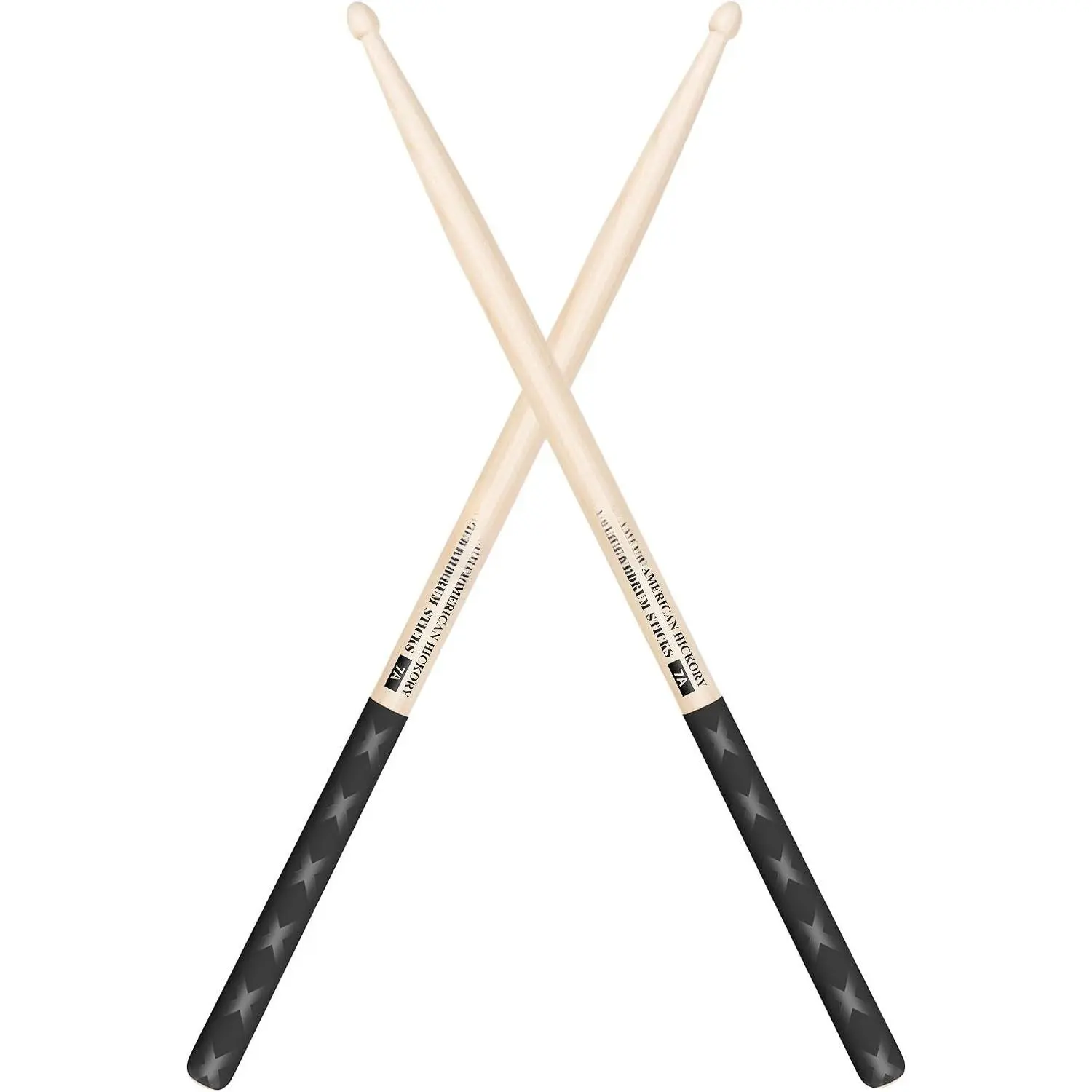 Drum Sticks,  Hickory Drumsticks, Drumsticks for Drum, Non-Slip Grip, Percussion Drumsticks for Professional, Live Performance & Drum Kit Practice Accessories (1 Pair, 7A)