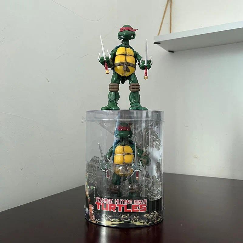 4pcs Teenage Mutant Ninja Turtle Action Figure NECA Raph Leonardo Donatello Mikey Figuras Comic TMNT Collection Model Toys Gift popular