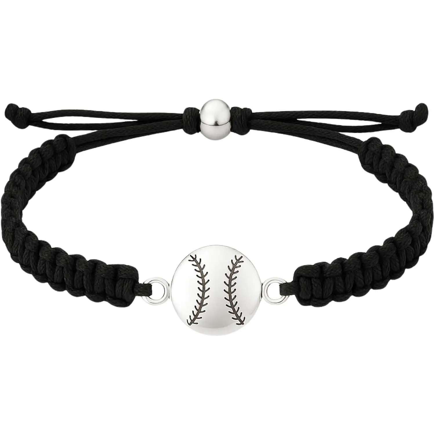 Baseball Bracelet, Baseball , Adjustable Braided Baseball Bracelet, Baseball Gifts, Baseball Accessories