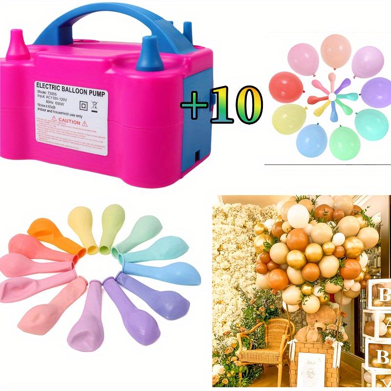 Electric Inflator Double-hole Balloon Inflation Artifact Electric Inflator Household Portable Automatic Balloon Shooting Machine