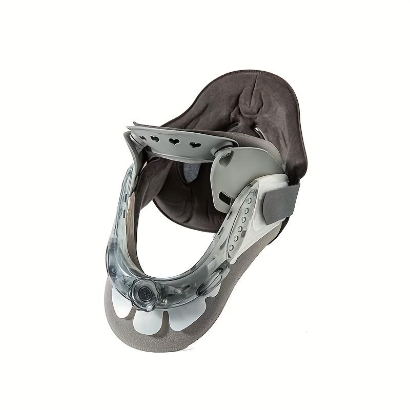 Ergonomic Neck Stretcher - Adjustable Cervical Traction Device with Secure Fixation System, One-Handed Operation, and Height Adjustment - Ideal for Neck at Home or Office, Hand-Washable PVC Brace