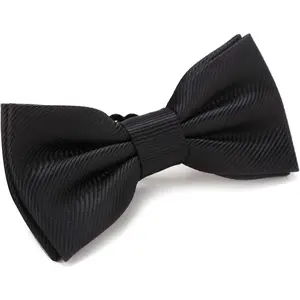 Boys Solid Pre-tied bow ties,Adjustable Tuxedo Bowtie For Boy With Multiple Colors (11''-19'')