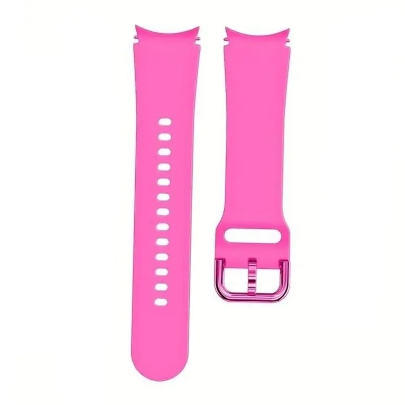 Seamless Soft Silicone Sport Band for Samsung Galaxy Watch 7/6/5/4, Comfortable 20mm Replacement Strap for Men & Women, Compatible with 40mm 44mm Classic Models