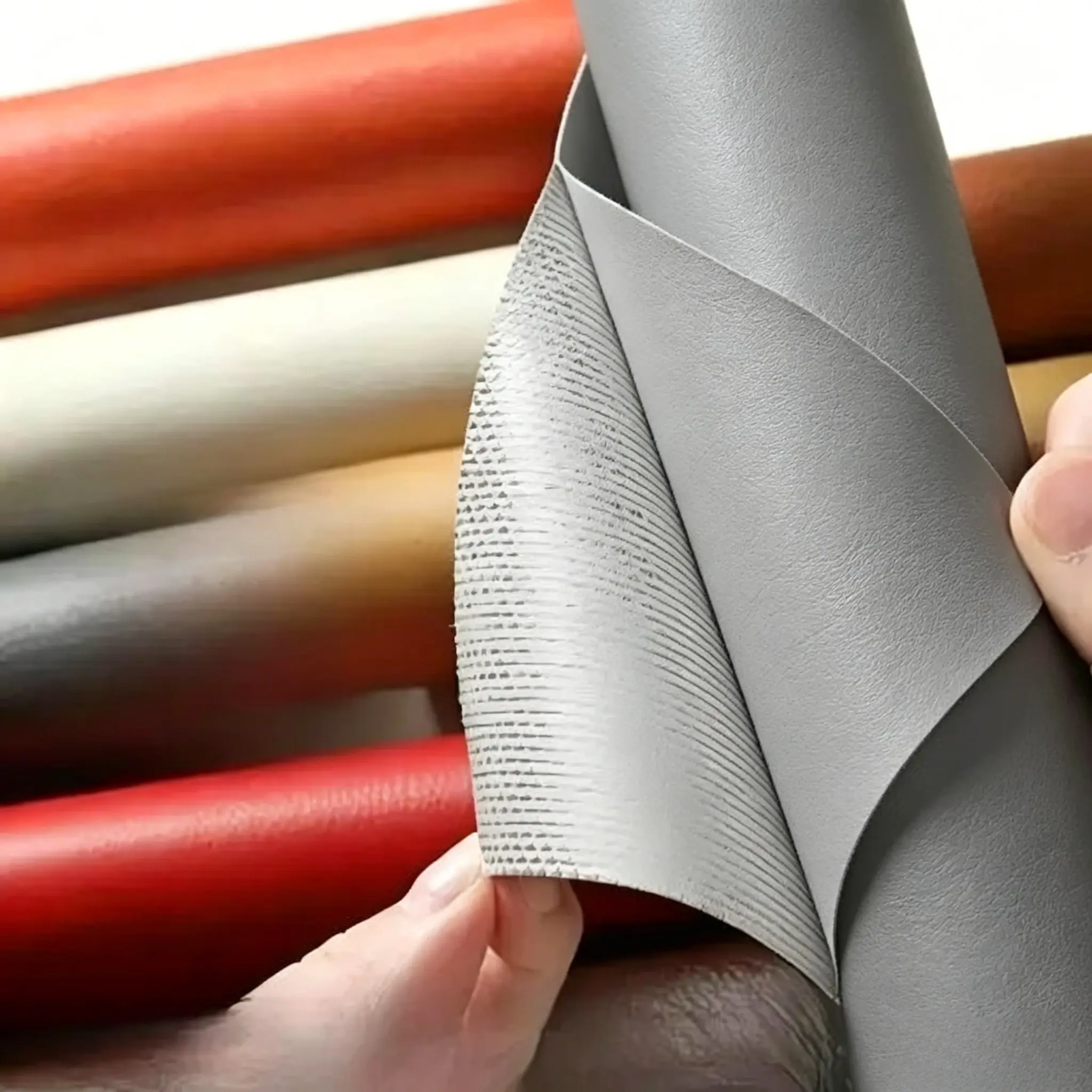 Leather Repair Patch - Strong Adhesive PU Leather Tape, 1 Sheet, 5 Matching Neutral Colors, Custom Cut, Easy-to-Clean Home Supply Accessory with Easy DIY Operation for DIY Repair of Sofa, Car Interior