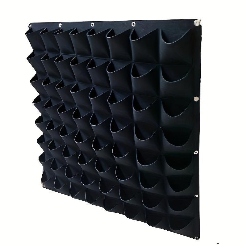 Vertical Wall Mounted Plant Growing Bag, 1 Count Multi-pocket design Felt Plant Growing Bag, Garden Bag for Home Garden