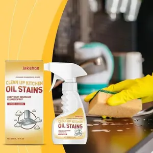 Kitchen Grease Remover 120ml Spray Powerful Degreaser for Stainless Steel Range Hood Cooktop  Oil Cleaning at Home