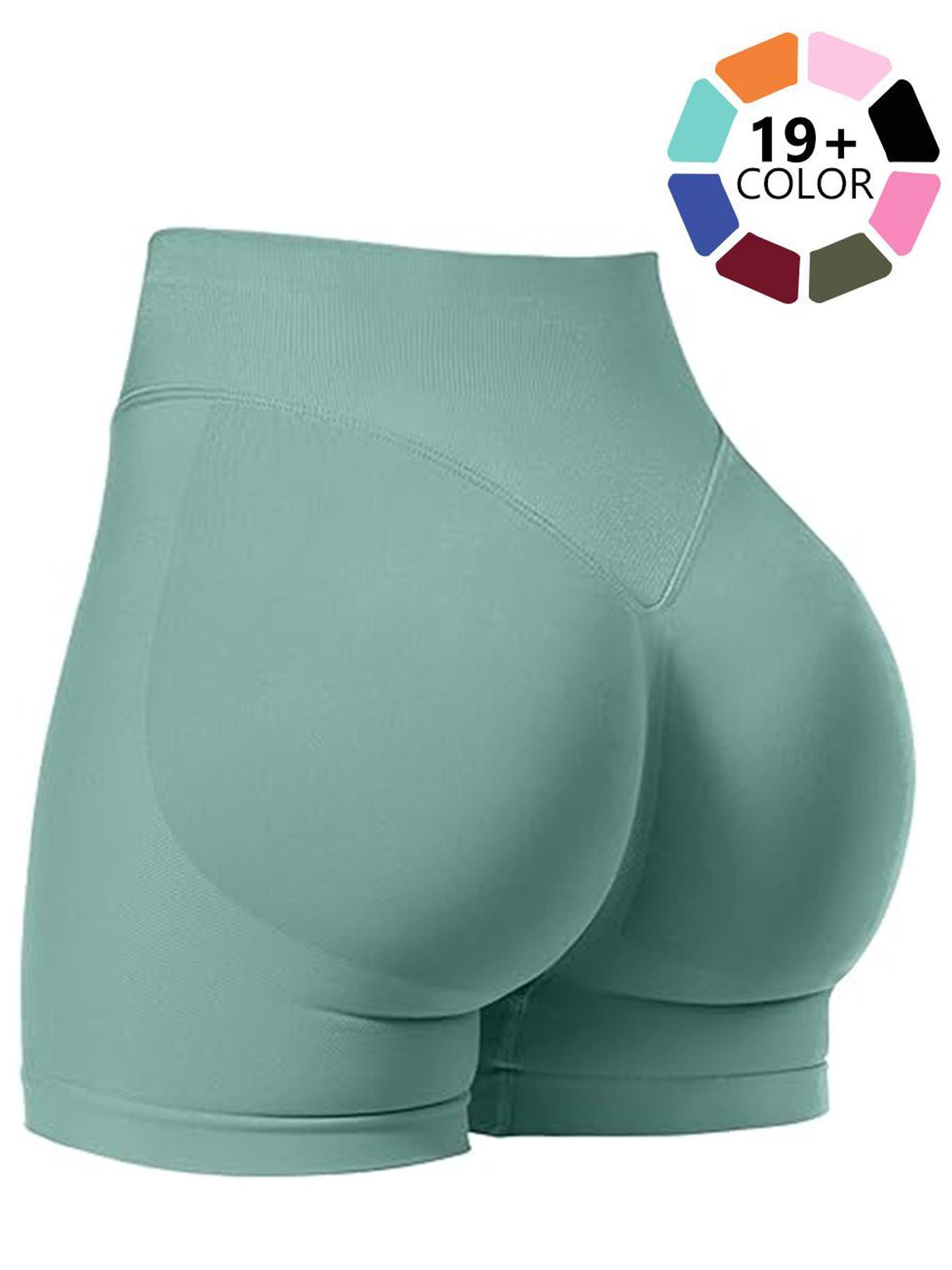 Seamless Shorts for Women, Invisible Scrunch Butt Lifting Gym Booty Biker Shorts, Breathable Comfortable High Stretch Skinny Shorts, Gym Shorts, Ladies Sportswear for Indoor Outdoor Wear, Athletic Shorts, High Waist Shorts Seamless Shorts for Women, Invisible Scrunch Butt Lifting Gym Booty Biker Shorts, Breathable Comfortable High Stretch Skinny Shorts, Gym Shorts, Ladies Sportswear for Indoor Outdoor Wear, Athletic Shorts, High Waist Shorts