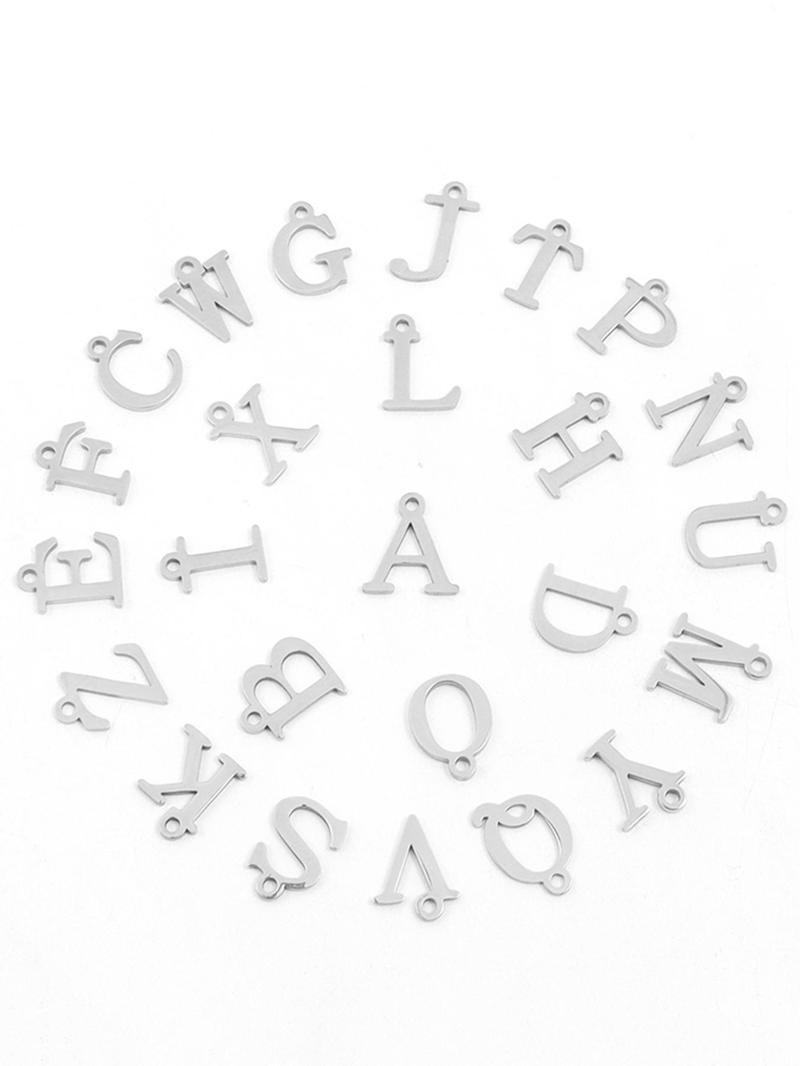 Letter Initial Pendant Necklace, Fashion OT Buckle Design Jewelry for Party, Daily Decor, Trendy All-match & Exquisite Jewelry for Birthday Gift, Exquisite Chain Jewelry, Letters Necklace