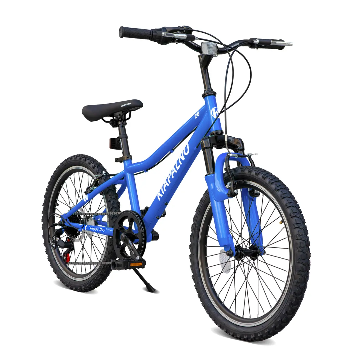 20-Inch Youth Mountain Bike for Boys & Girls, High-Carbon Steel Frame, Off-Road Dual Suspension, 21 Speeds and Dual Disc Brakes, Fits Heights 45-55 in