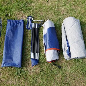 Camping Tent 2-4 Person, Waterproof Windproof Tent with Rainfly Easy Set up-Portable Dome Tents for Camping-