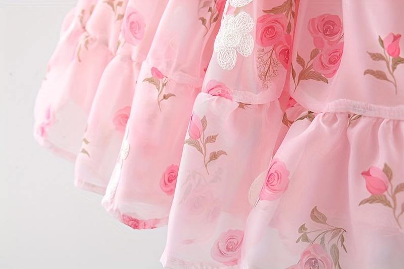 Summer Fairy Dress for Baby Girls with 3D Butterfly Wings, Perfect for Sweet Birthday Parties And Evening Events, Stylish Princess Gown for Girls Aged 0-3