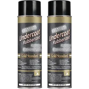 Rubberized Undercoat - Heavy Duty Undercoating for  | Rubberized Undercoating  for , , and  |  Rust Prevention | Sound Deadening | 16 oz (2 Count)