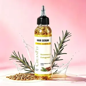 Rosemary and Fenugreek Hair Oil, Herbal Infused Hair Serum, Smooths Frizz, Softens Hair, Suitable for All Hair Types, Liquid Form