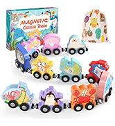 Easter Wooden Puzzles for Toddlers, 8 Pcs Farm Animal Matching Egg Puzzle, Montessori Toys for Boy Girl Birthday Gifts, Preschool Learning Activities & Educational Toys for Boys, Girls(Gag Toys & Practical Jokes)(Gag Toys & Practical Jokes)