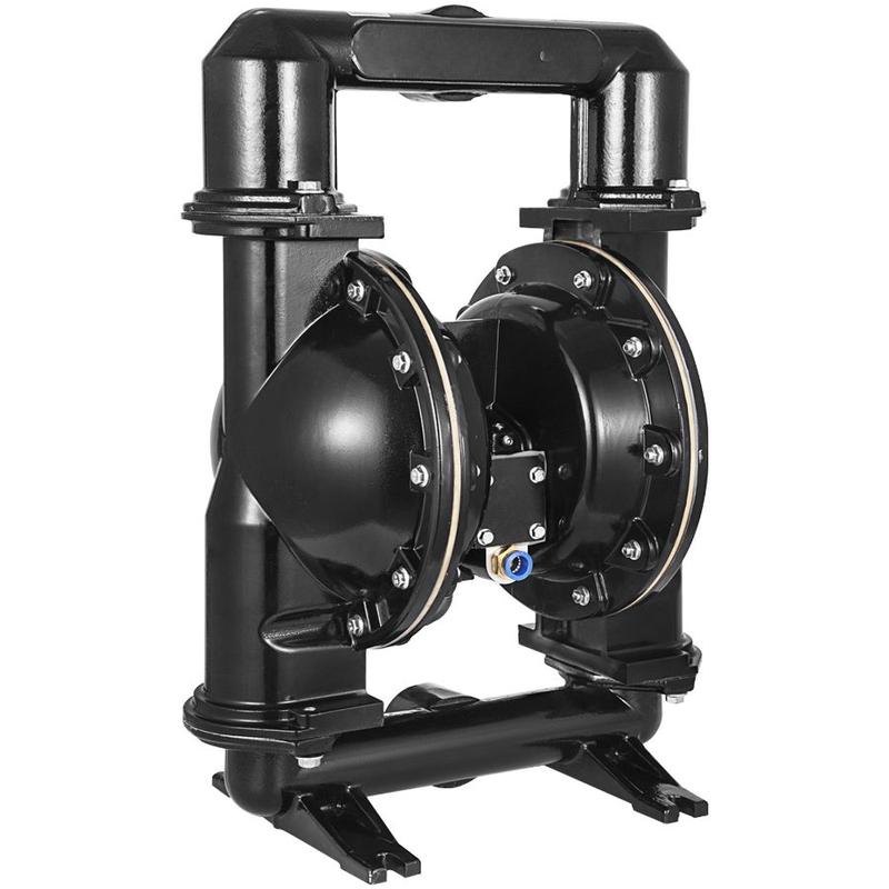 VEVOR Air - Operated Double Diaphragm Pump 1 inch Inlet Outlet Aluminum ...